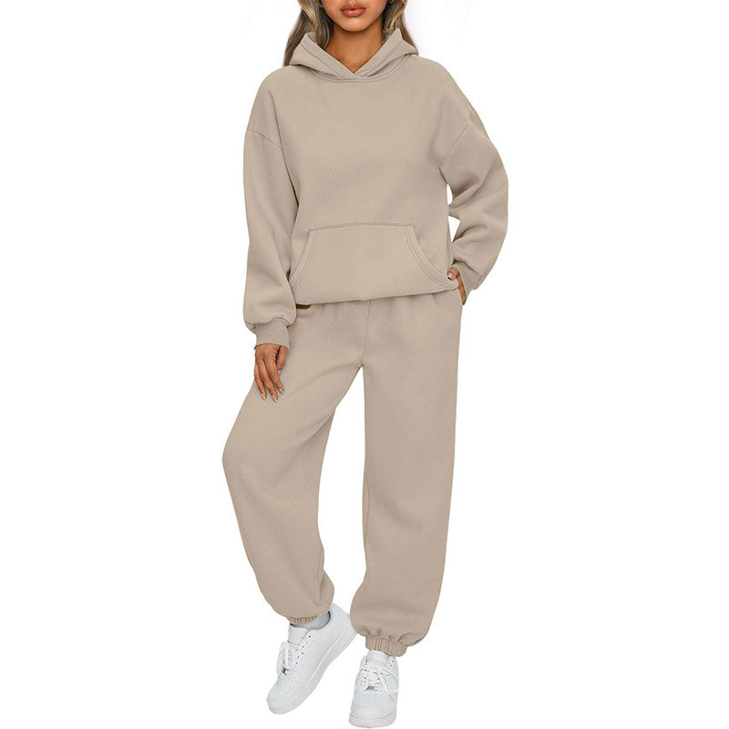 🔥🖤Black Friday Sale:50% OFF🔥Casual Hooded Long-Sleeve Tops & Pants 2-Piece Set