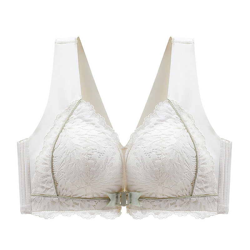 🎅Xmas Sales - 50% OFF🎄Women's Front-Clasp Lace Bra with Lift and Anti-Sagging Design