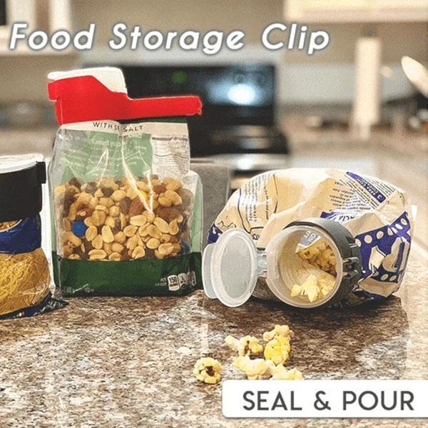 6PCS SET - Seal And Pour Food Storage Bag Clip