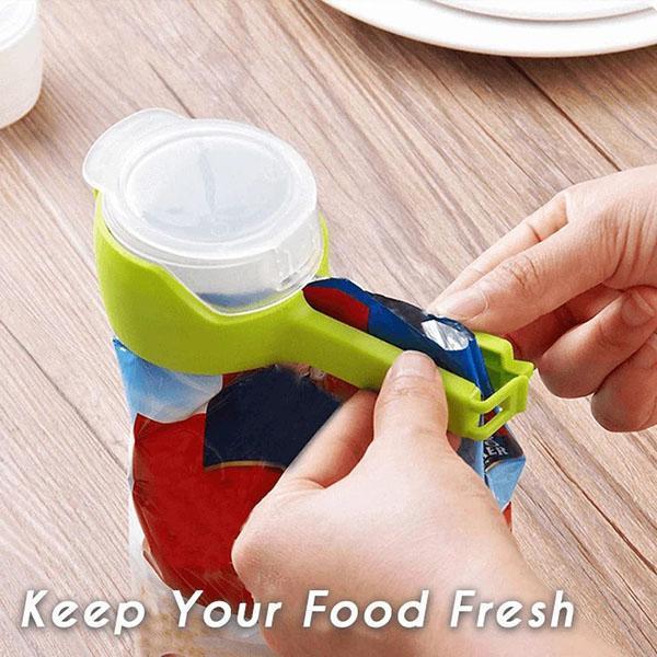 6PCS SET - Seal And Pour Food Storage Bag Clip
