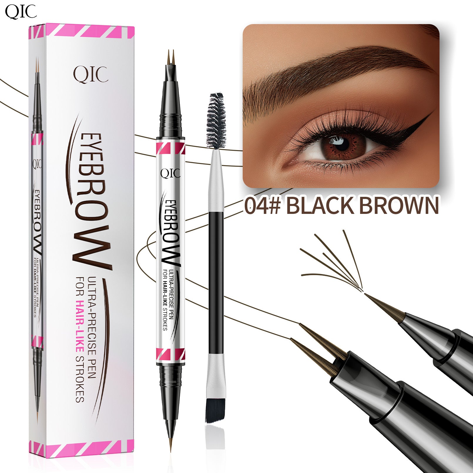๐ BUY 1 GET 1 FREE๐Dual-Ended Eyebrow Pen
