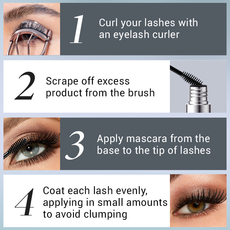 💜BUY 1 GET 1 FREE💜Waterproof Black Mascara for Volume & Length