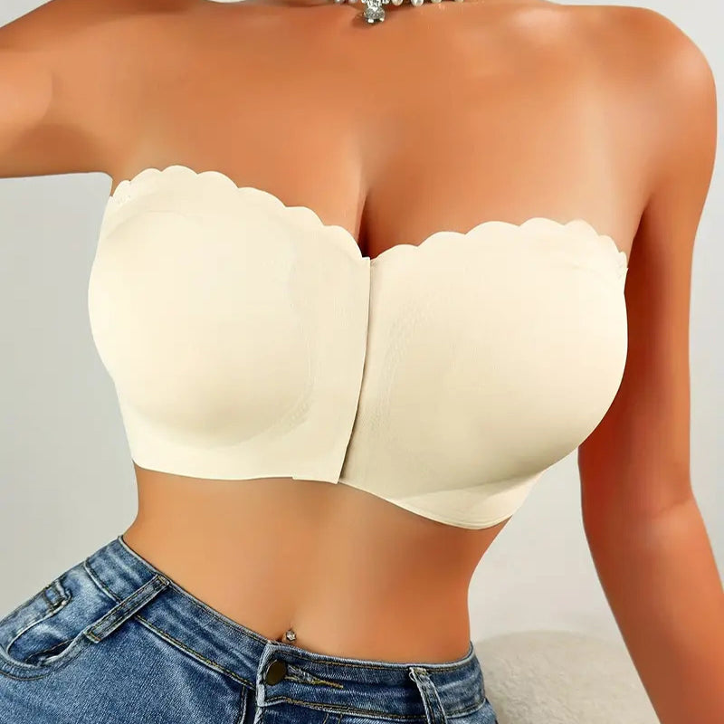 ð¥Last Day 52% OFFð¥Seamless Front Closure Strapless Bandeau Bra