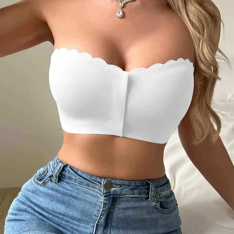 ð¥Last Day 52% OFFð¥Seamless Front Closure Strapless Bandeau Bra