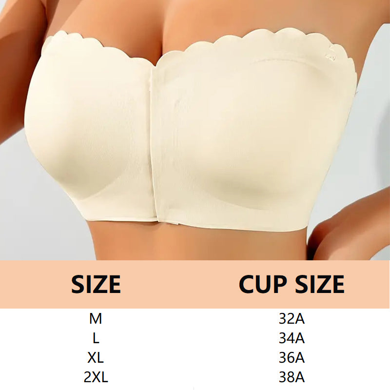 ð¥Last Day 52% OFFð¥Seamless Front Closure Strapless Bandeau Bra