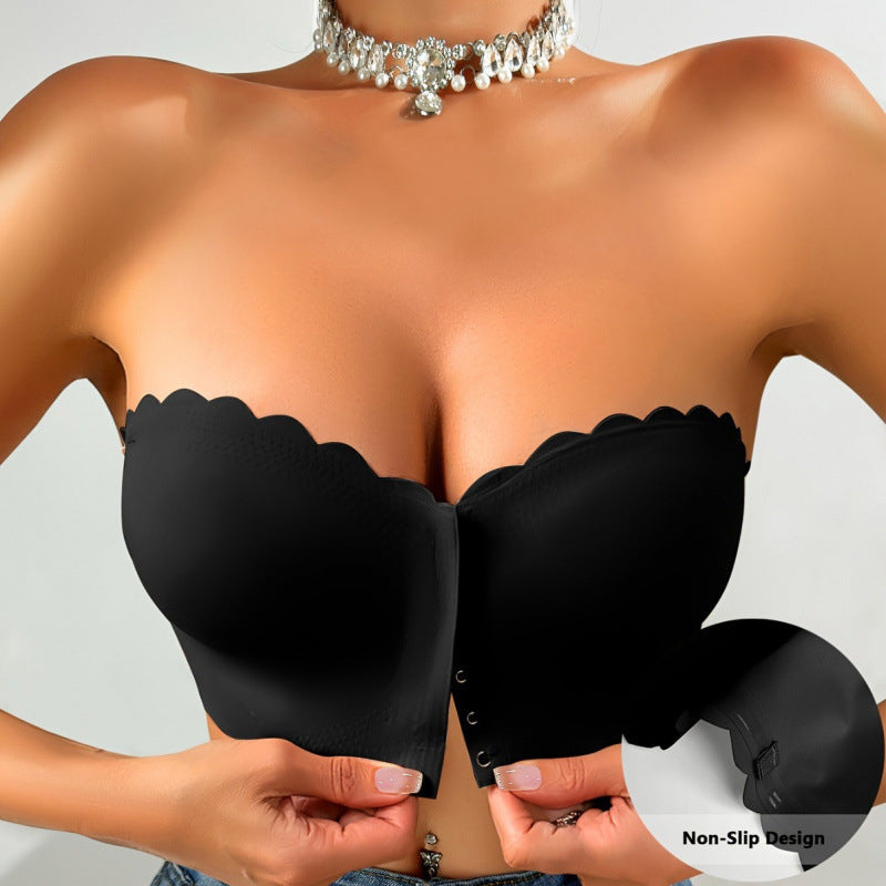 ð¥Last Day 52% OFFð¥Seamless Front Closure Strapless Bandeau Bra