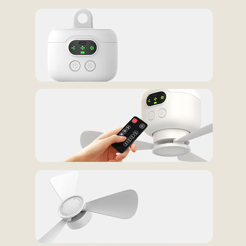 π₯ Rechargeable Ceiling Fan with LED Lights β Cool & Bright Anywhere