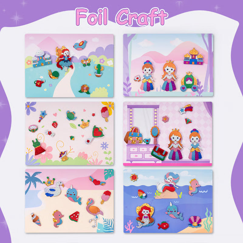 Children's Creative Fun Foil Art Set