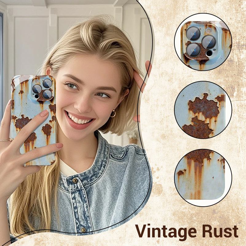 Vintage Rust Hard Case For iPhone