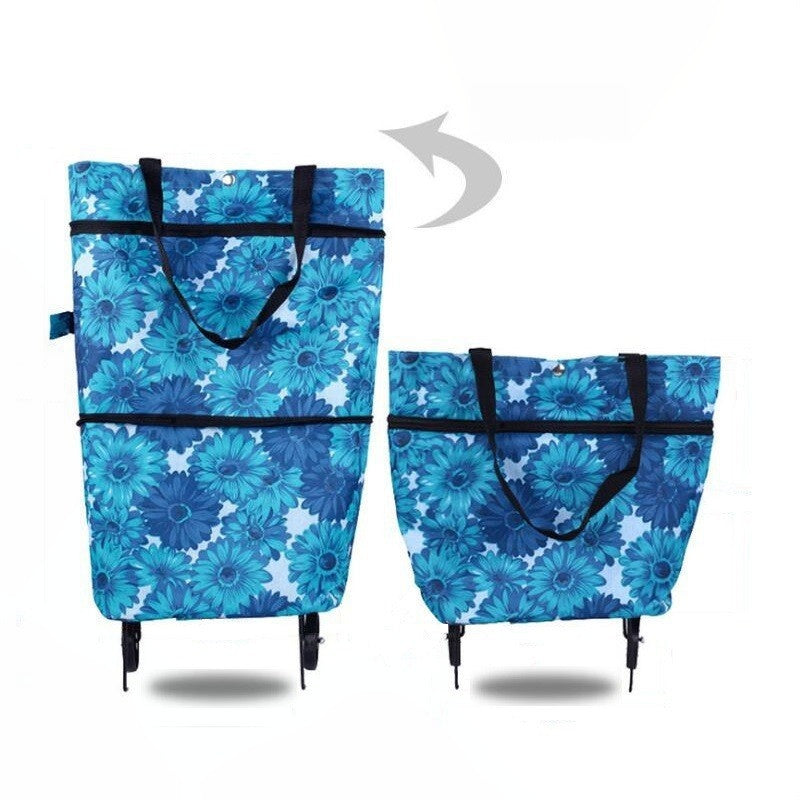 🔥2-in-1 Foldable Shopping Cart🛒