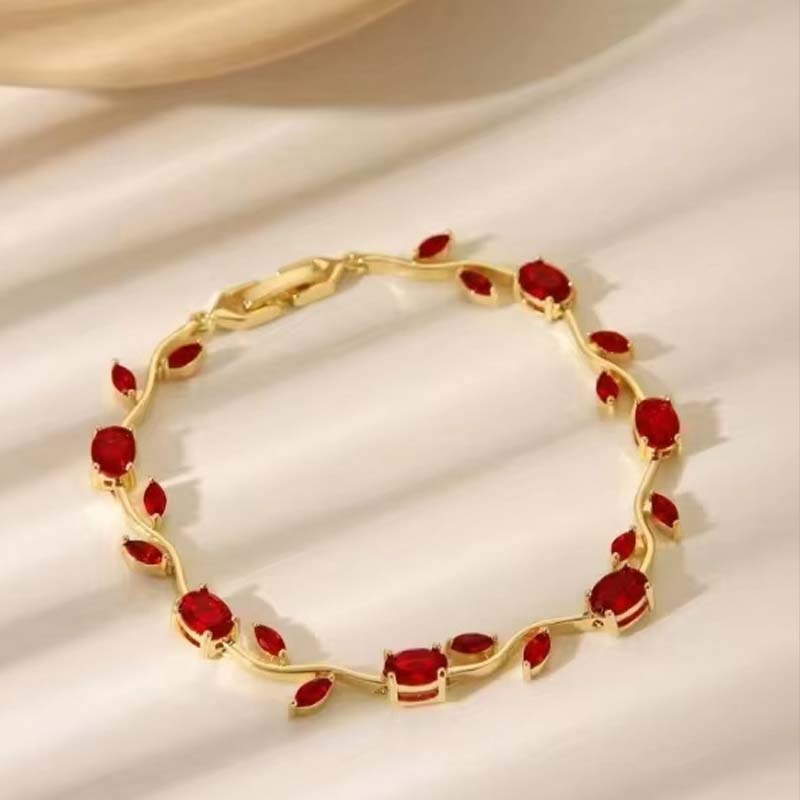 💜 LAST DAY PROMOTION - 50% OFF💜Women's Dainty Leaf Charm Bracelet
