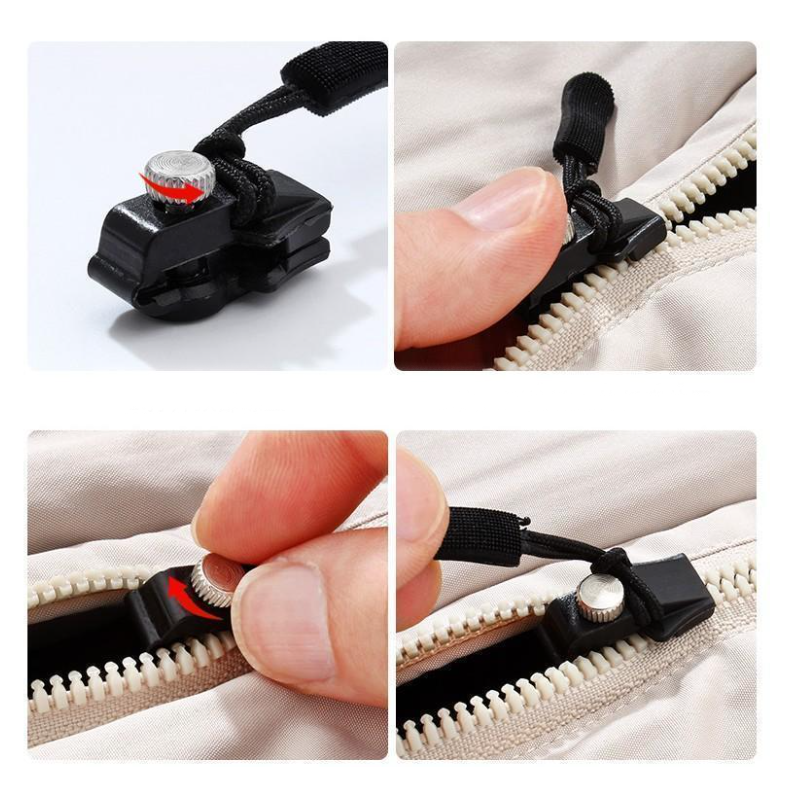 🔥 50% DE RÉDUCTION ! ✨ Kit Réparation Fermeture Éclair 10 Pièces - Installation par Clipsage, Glissement Fluide, Plastique Haute Résistance 🔧⛓