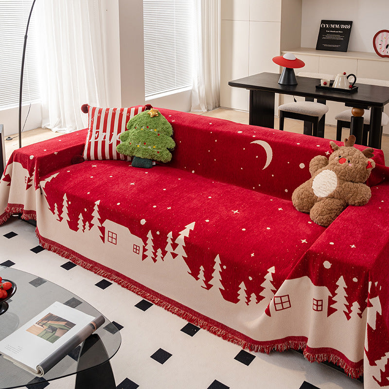 🎅Xmas Sales - 50% OFF🎄Christmas Chenille Sofa Slipcover