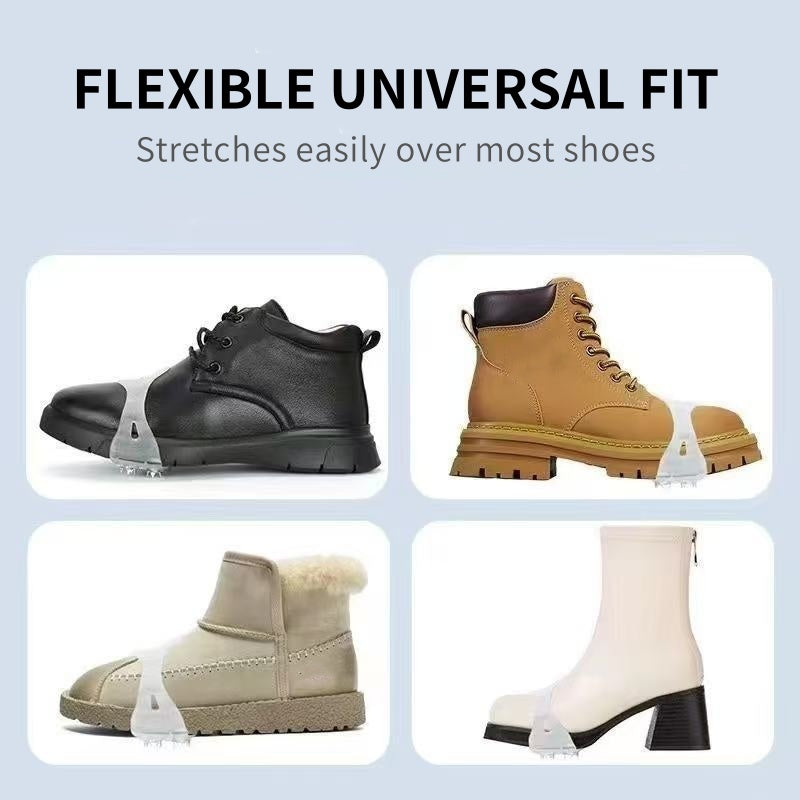 š2025 Limited Time Sale 50% Offš„Universal 5-Tooth Ice Cleats for Shoes & Boots
