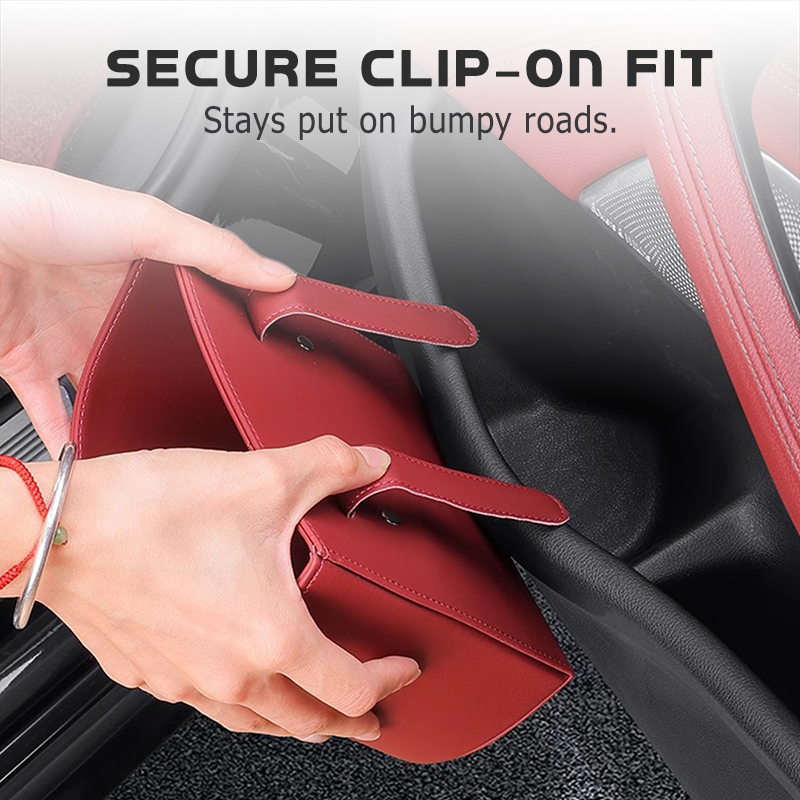 🚗 🚗45% OFF! Leather Car Door Cup Holder – Wide‑mouth opening, easy reach for drinks & phone. Clip‑on secure fit. PU leather, tough & stylish. 🛡️✨