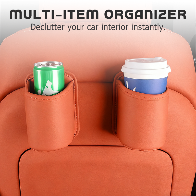🚗 45% OFF! Leather Car Door Cup Holder – Wide‑mouth opening, easy reach for drinks & phone. Clip‑on secure fit. PU leather, tough & stylish. 🛡️✨