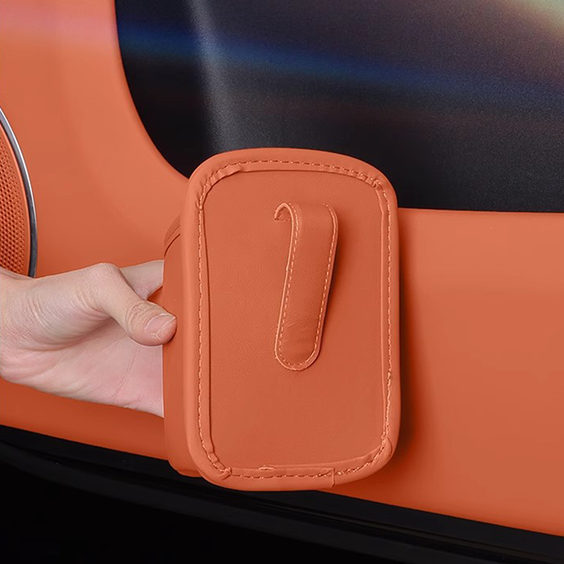 🚗 🚗🚗Leather Car Door Cup Holder – Wide‑mouth opening, easy reach for drinks & phone. Clip‑on secure fit. PU leather, tough & stylish. 🛡️✨