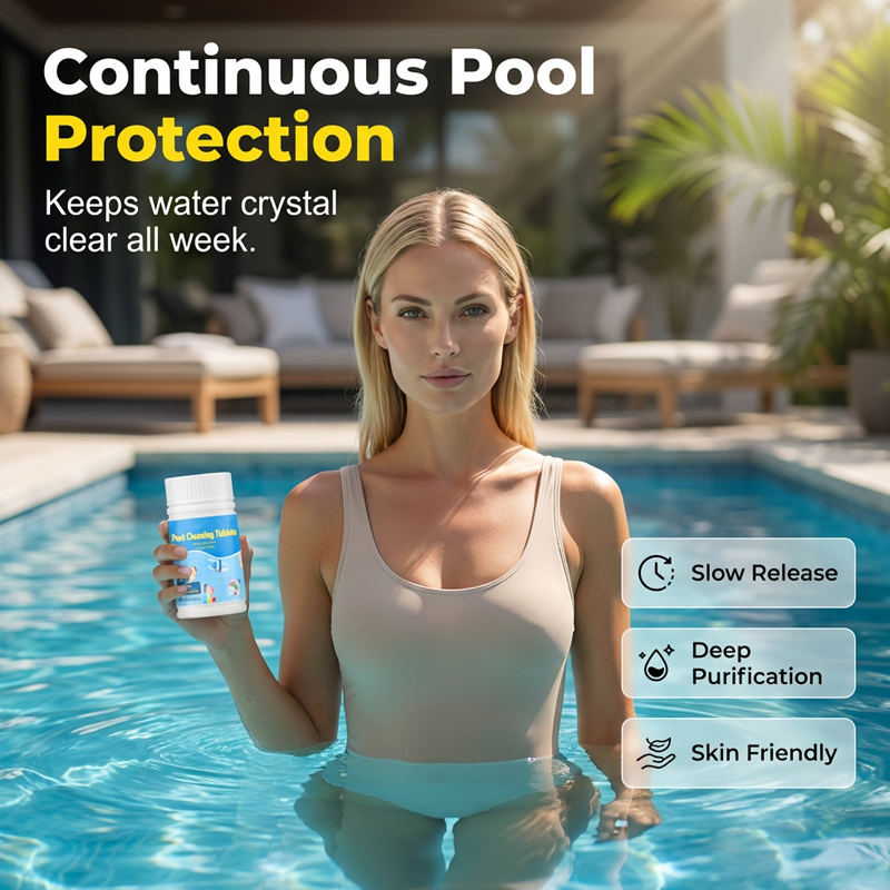 🏊♂️Pool Cleaning Tablets for Crystal Clear Water 💦
