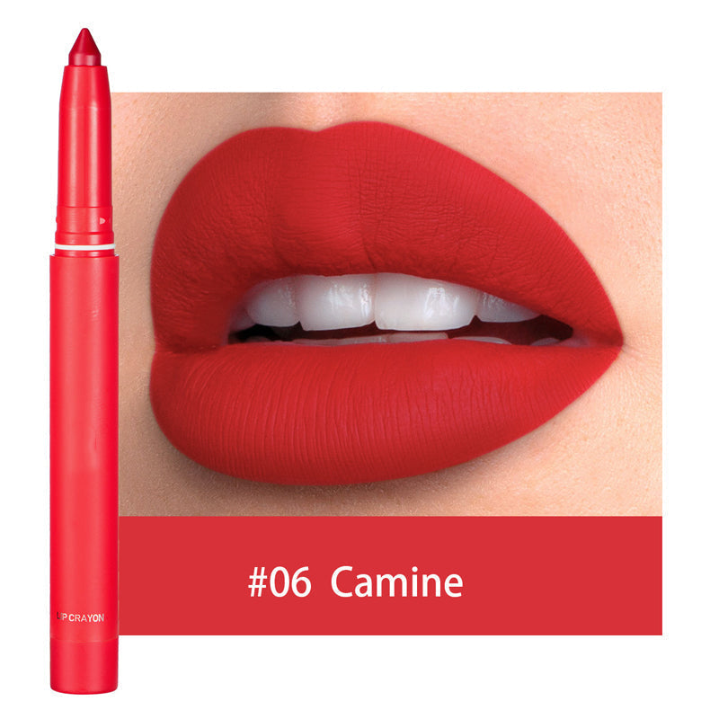 π Matte lip crayon β waterproof, 8hr wear, built-in sharpener πβ¨