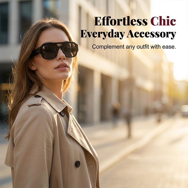 Stylish Aviator Sunglasses with UV Protection