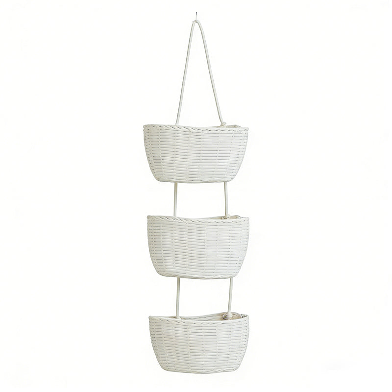 β¨ Wall-Hanging Storage Organizer β 3-Tier, Boho Style, Space-Saving π‘