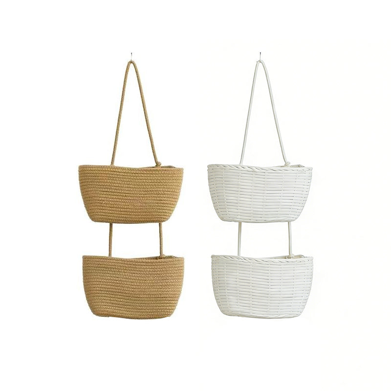 β¨ Wall-Hanging Storage Organizer β 3-Tier, Boho Style, Space-Saving π‘