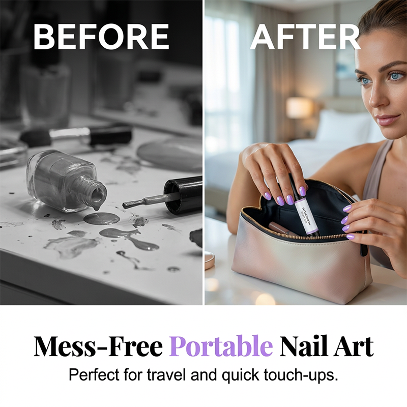 6-Piece Gel Nail Polish Pen Set