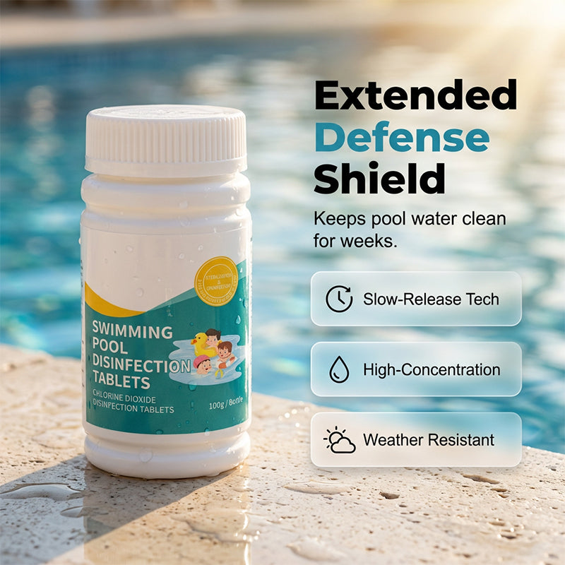 High-Efficacy Pool Effervescent Disinfection Tablets