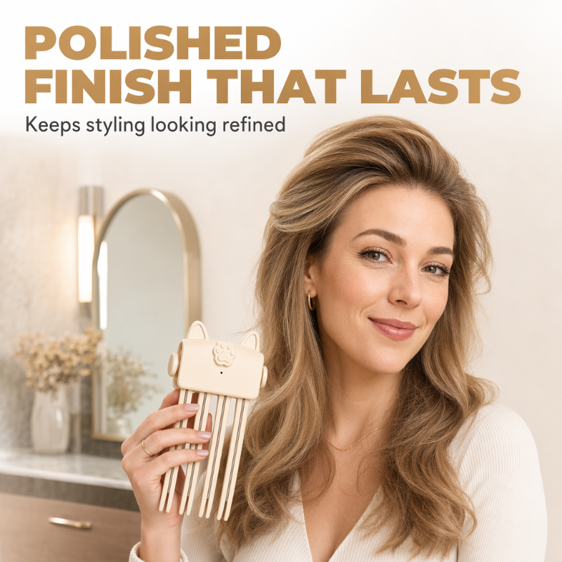π Wireless Heated Volumizing Root Lift Clip, Portable Travel Hair Styling Tool for Flat Fine Hair