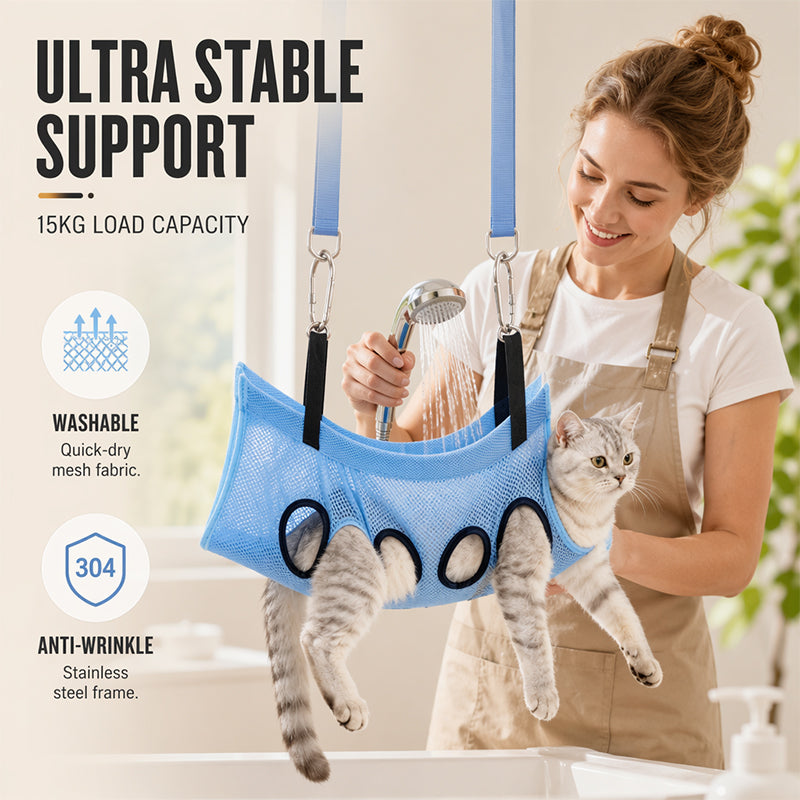 πποΈ 2-in-1 Foldable Pet Grooming Bed β 50% OFF! Grooming table + cozy bed in one β portable, easy to clean, perfect for home & travel. π₯πͺ