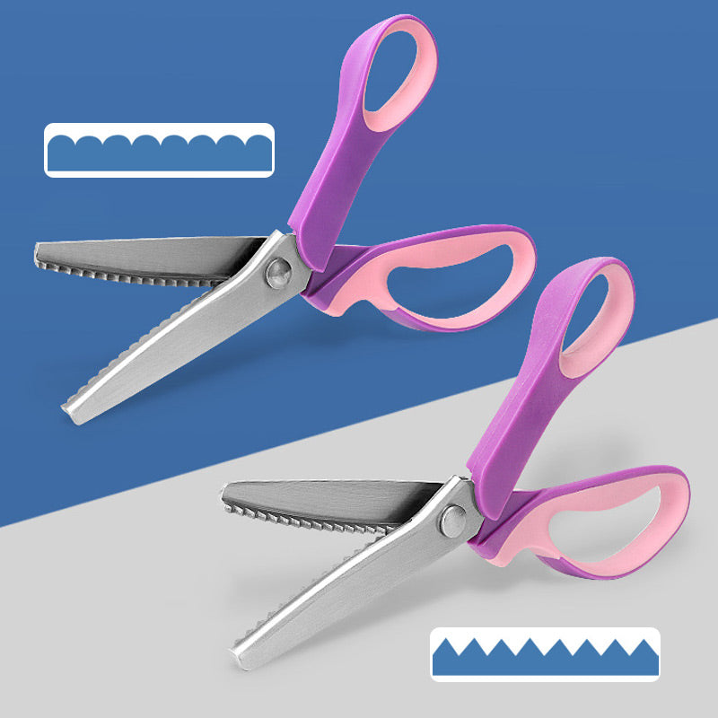 🧴Multipurpose Pinking Shears Serrated Scissors