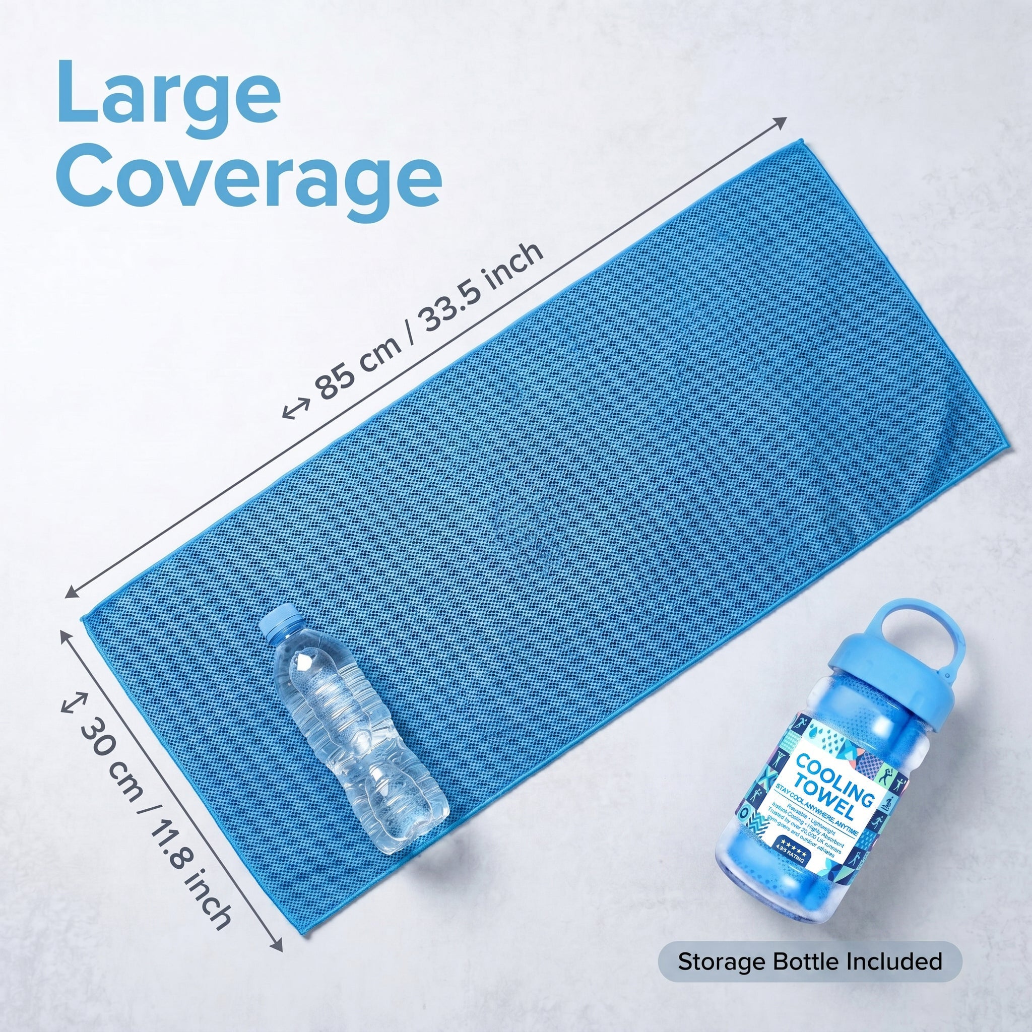 ⏰Last Day Buy 1 Get 1 Free❄💦Cold Sweat Towel You Can Use Anywhere, Anytime! Reusable Soft Absorbent Cooling Portable