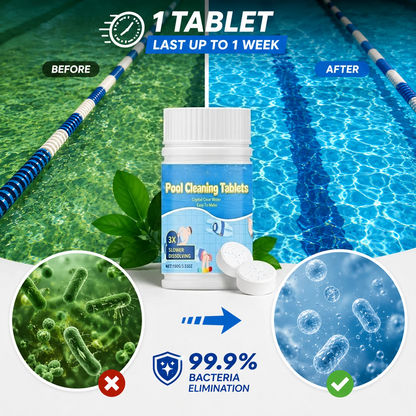The Next-Gen Pool Purifier is here ✨ 2X Stronger Algae Control, Gentle & Safe for Kids! 👨‍👩‍👧‍👦