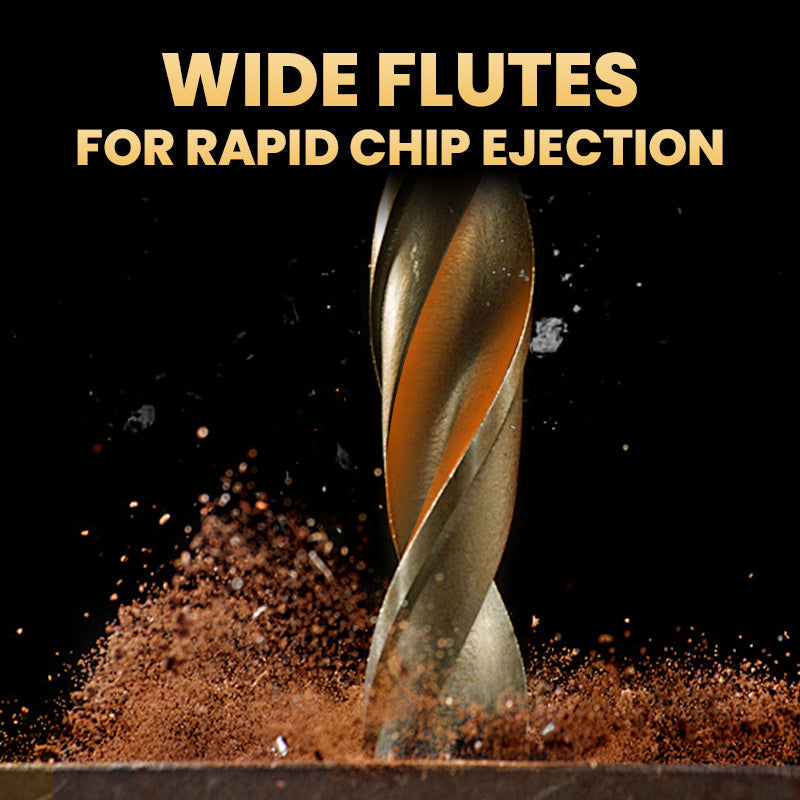 🔥LAST DAY PROMOTION - 50%OFF🔥High-Strength 4-Flute Serrated Eccentric Drill Bit Kit