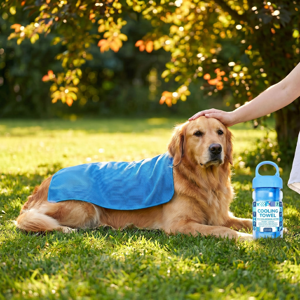 ⏰Last Day Buy 1 Get 1 Free❄💦Cold Sweat Towel You Can Use Anywhere, Anytime! Reusable Soft Absorbent Cooling Portable