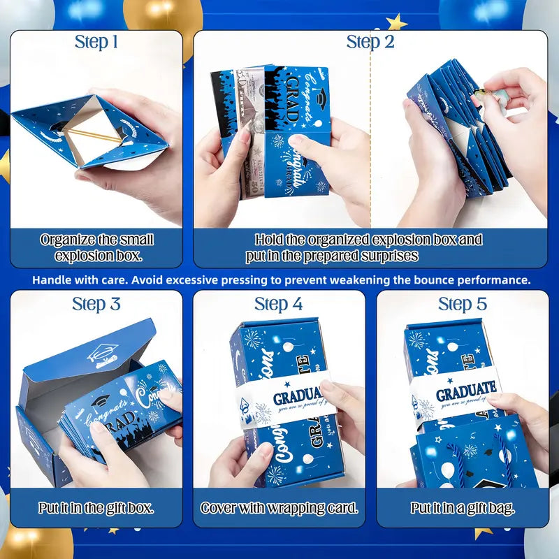 🎓Money Surprise Gift Box – Explosive Pop-Up for Grads 💥