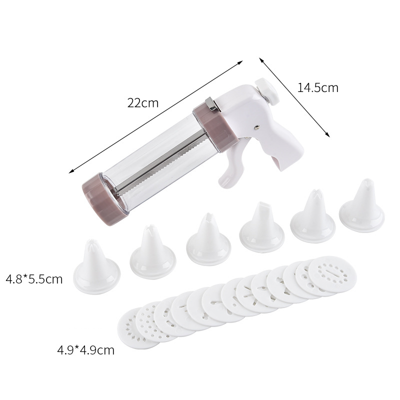 🎅Xmas Sales - 50% OFF🎄Cream Framing Gun with Cookie Press