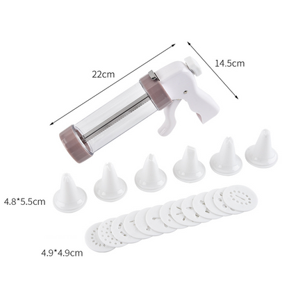 🎅Xmas Sales - 50% OFF🎄Cream Framing Gun with Cookie Press