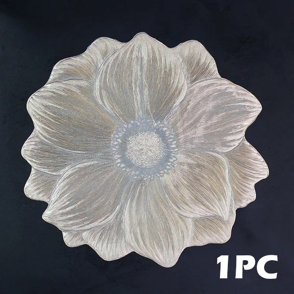 🌸Lotus-Shaped Heat-Resistant and Washable Placemat