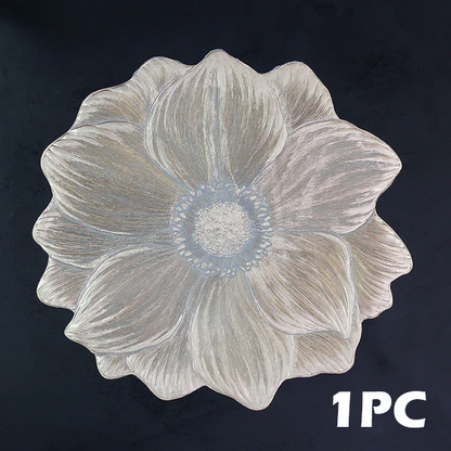 🌸Lotus-Shaped Heat-Resistant and Washable Placemat