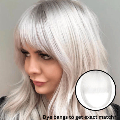 💜LAST DAY - BUY 1 GET 1 FREE💜Clip In Bangs 100% Human Hair Extensions Air Bangs