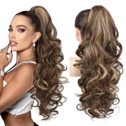 💜 LAST DAY PROMOTION - 50%OFF💜Clip-on Wavy Ponytail Extension