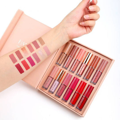 💄12-colour liquid lipstick