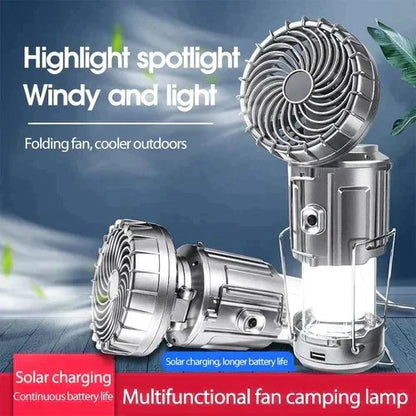 🔥LAST DAY PROMOTION - 50%OFF🔥Portable LED Camping Lantern With Fan