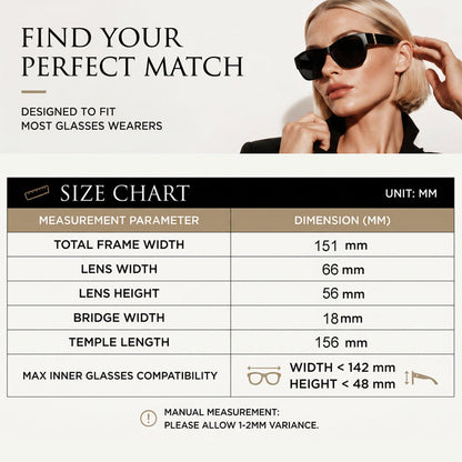 ✨Large Sunglasses to Wear Over Glasses