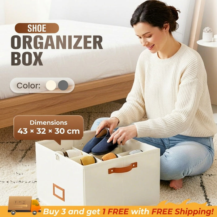 Foldable Shoe Storage Box