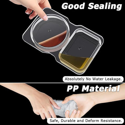 🔥LAST DAY PROMOTION - 50%OFF🔥Double Compartment Snack Containers With Lids