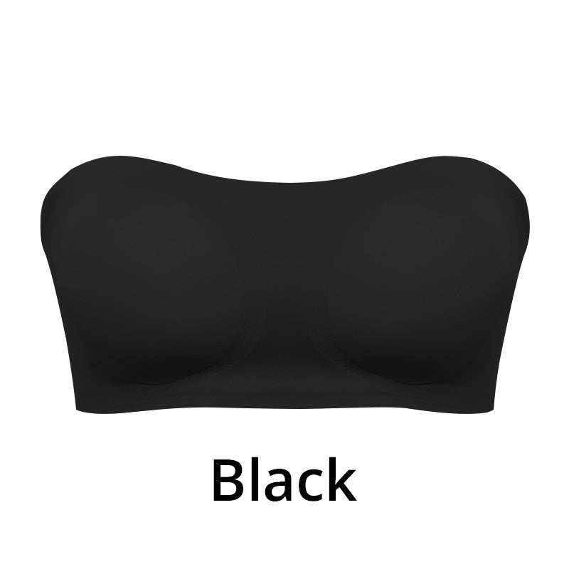 💜LAST DAY BUY 1 GET 1 FREE💜Strapless, wire-free bra with crossover side closure