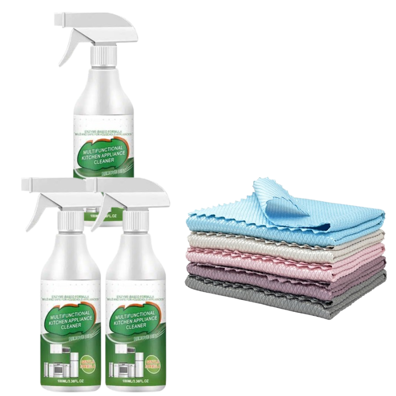 🍋 Kitchen Enzyme Cleaner – Powerful Degreasing, Long-Lasting Freshness