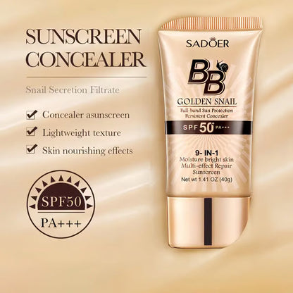 LAST DAY - BUY 1 GET 1 FREE💜High-coverage waterproof snail BB cream
